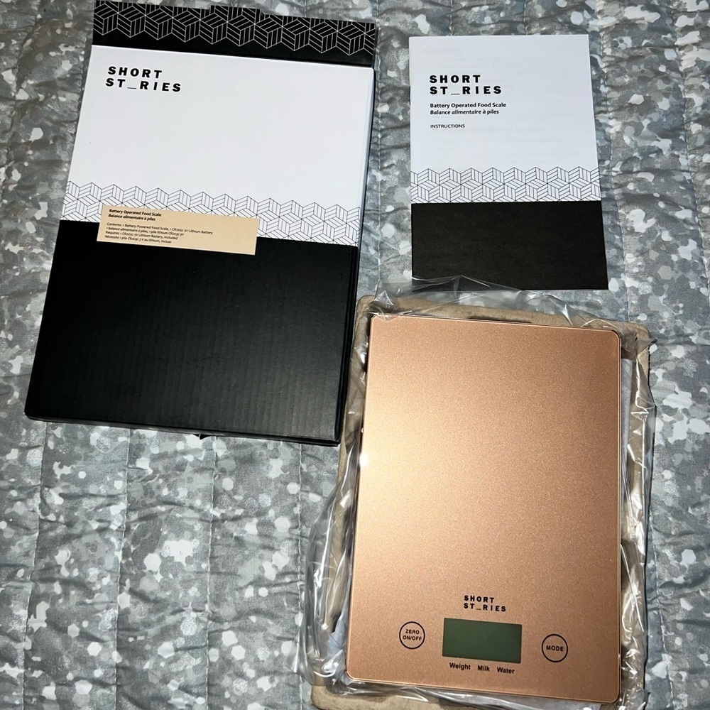 𝅺SHORT Stories Battery Operated Food Scale